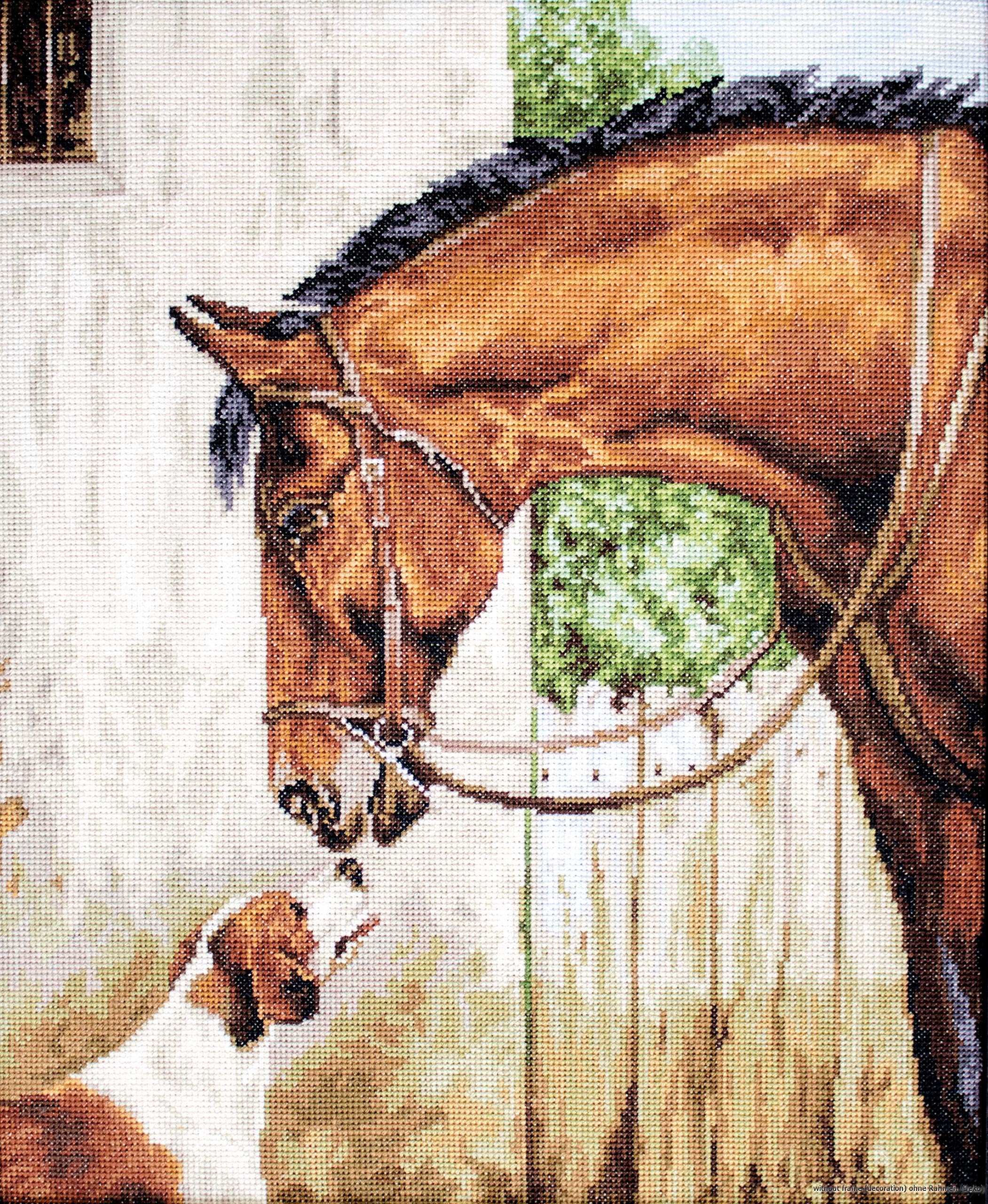 Luca-S Cross Stitch Kit, Cotton, Multicoloured, 28,5x35cm