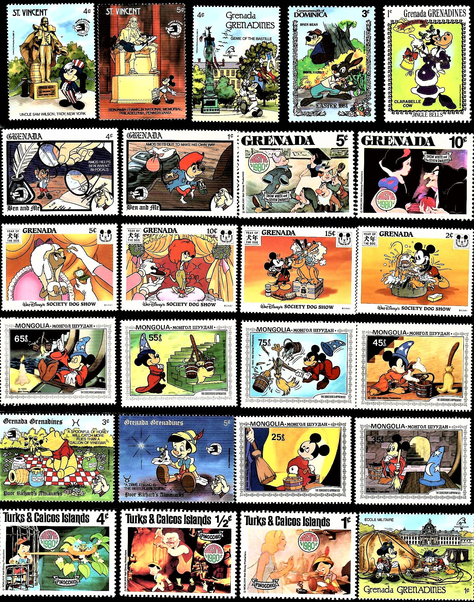 Aranyak Hobby® Rare and Beautiful 100 Different New Official Stamps MNH of Mickey Mouse and Other Cartoon Characters Display with Imported Sheet (B099WHHSC2) Amazon Price History, Amazon Price Tracker