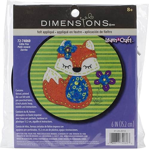 Miniatura 6 de Dimensions Little Owl - Kit de apliques de fieltro para principiantes, 6 pulgadas de profundidad