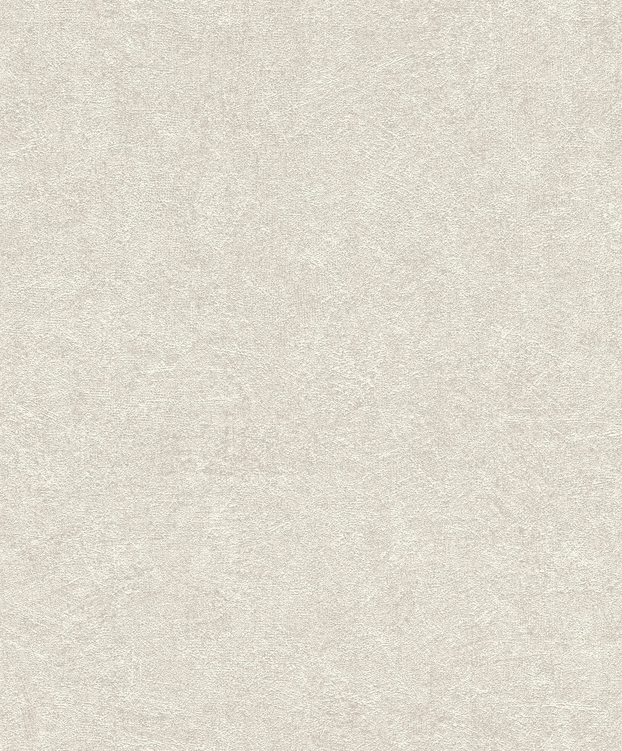 Rasch Wallpaper 699814 Plain Non-Woven Wallpaper with Light Plaster Look Concrete Look in Beige, 53 x 1005 cm