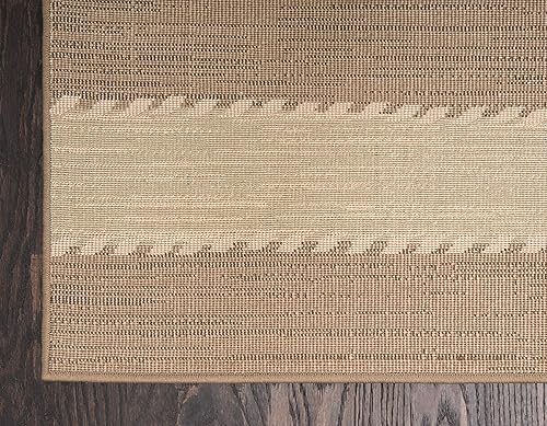 Miniatura 10 de Unique Loom Fars Collection - Alfombra de área - Monterey (8 x 10 pies, rectangular, marrón y crema)