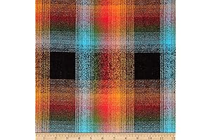 Kaufman Durango Flannel Plaid Fabric by the Yard: Soft, Wrinkle-Resistant Plaid Flannel...