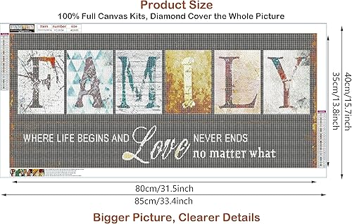 Miniatura 10 de JesMolla Kit de pintura de diamante redondo completo 5D por números para adultos, kits de pintura de diamantes redondos de taladro completo, kit de