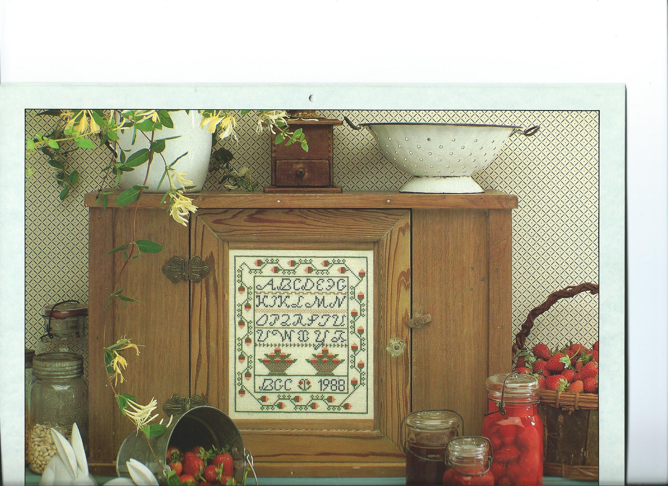 THE YEAR IN SAMPLERS 1988 (Workbook, needlework, calendar,)