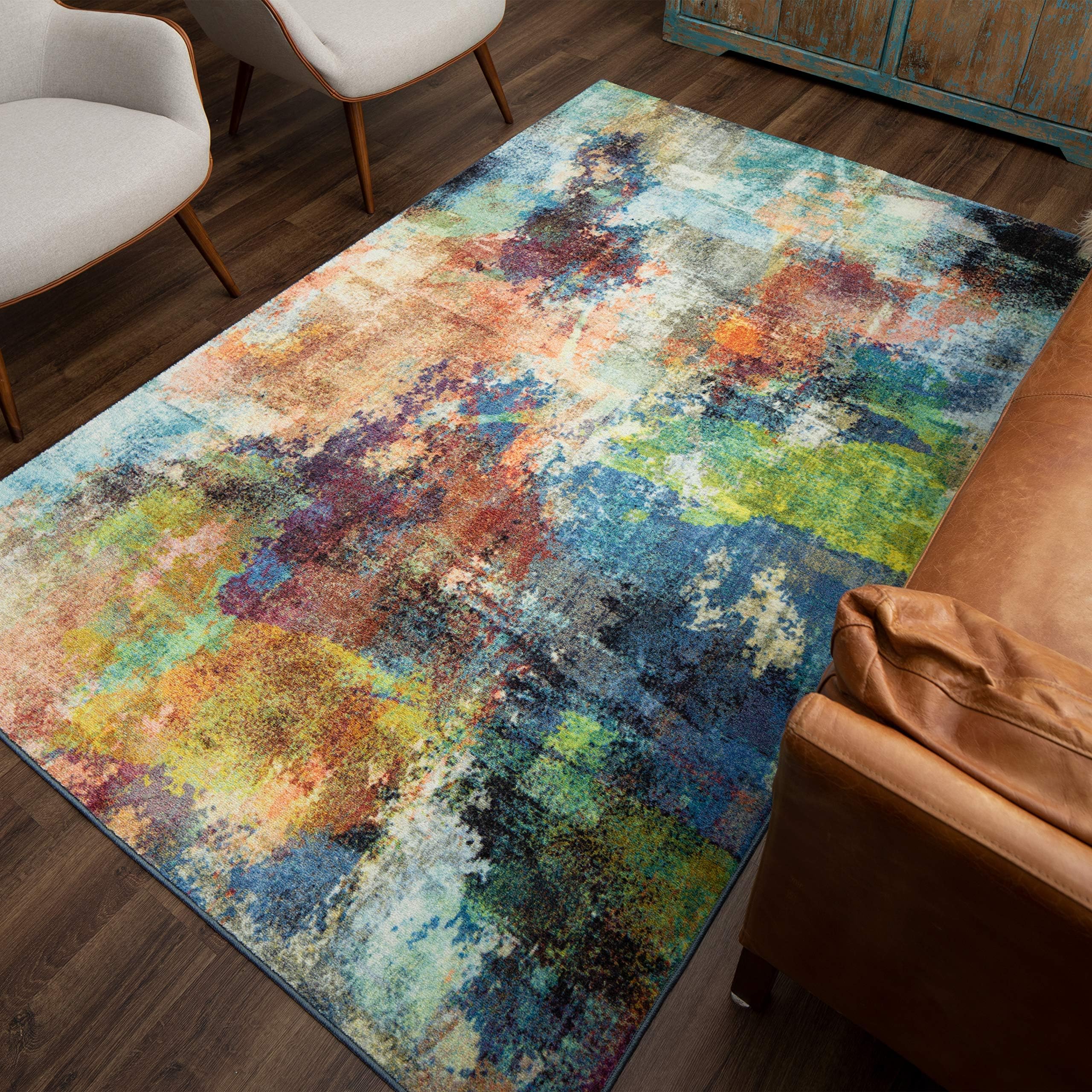 Mohawk Home Decollage Area Rug, 5'x 8', Multi