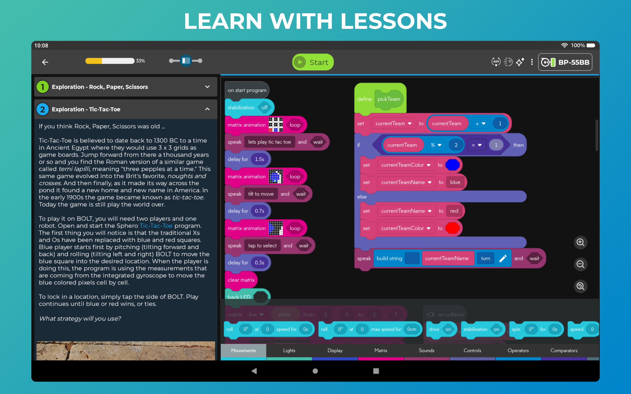 learning to code with sphero part 1 - apple education... Sphero Edu - App on the Amazon Appstore
