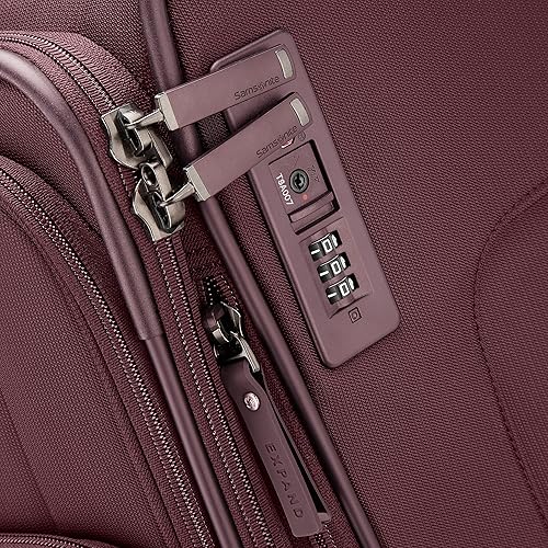 Miniatura 2 de Samsonite Lineate DLX Softside - Equipaje expandible con ruedas giratorias, Merlot, Merlot, Lineate Dlx Softside - Equipaje expandible con ruedas