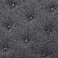 Vista 6 de Baxton Studio Bancos, talla única, carbón/nogal