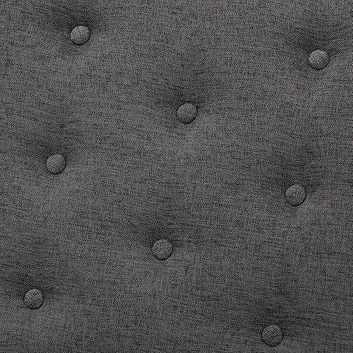 Miniatura 6 de Baxton Studio Bancos, talla única, carbón/nogal