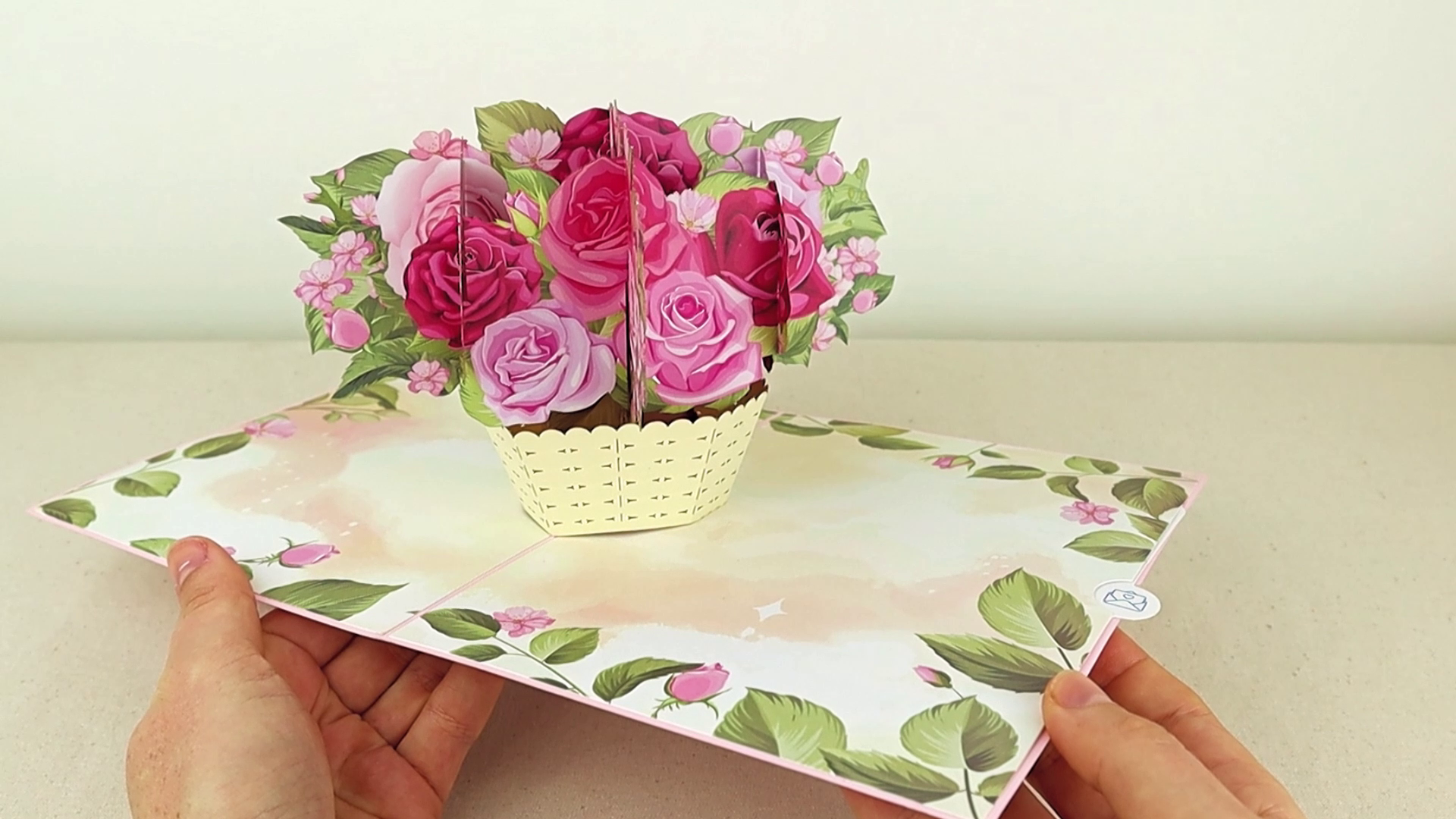 Biglietto Pop-Up 3D Ciliegio Giapponese - Auguri Compleanno O Festa Della Mamma, Con Busta, 20x15 Cm - Foto 10