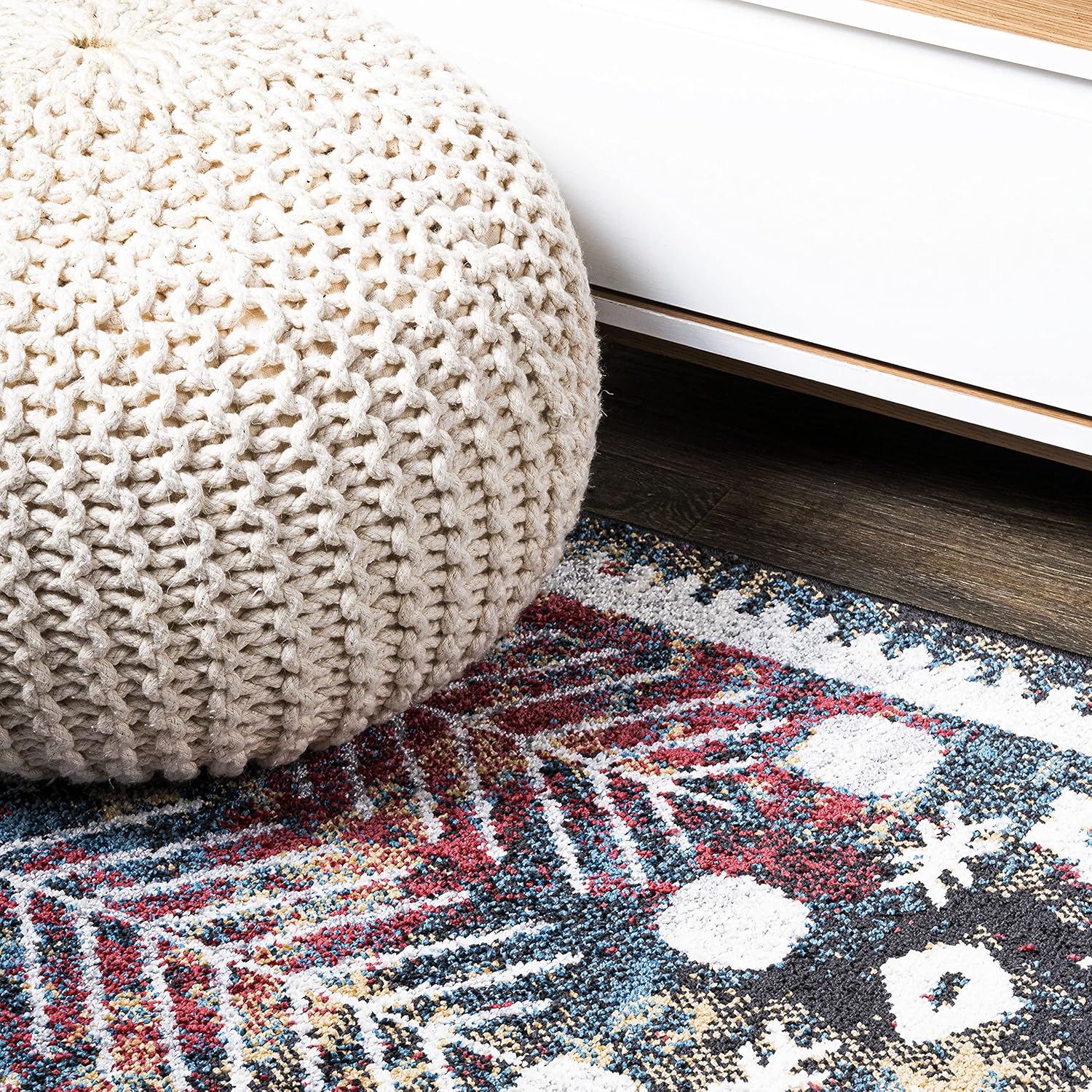 JONATHAN Y Dhiya Distressed Kilim Multi Runner Rug, 2x8, Bohemian, Vintage, Easy-Cleaning for Living Room, Bedroom, Kitchen, Pet Friendly, Non-Shedding (MDP502A-28)