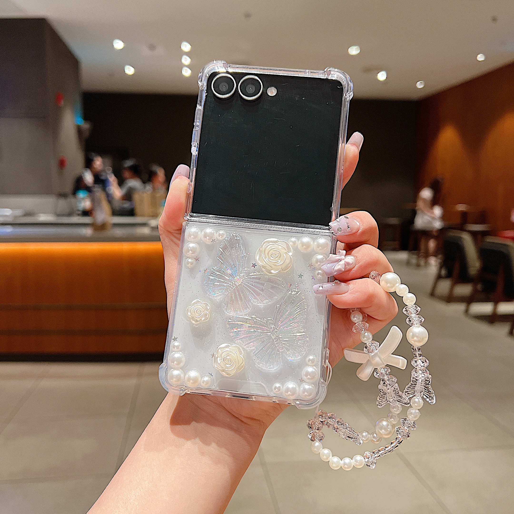 Amazon.com: AuroiCYY for Samsung Galaxy Z Flip 7 5G Glitter