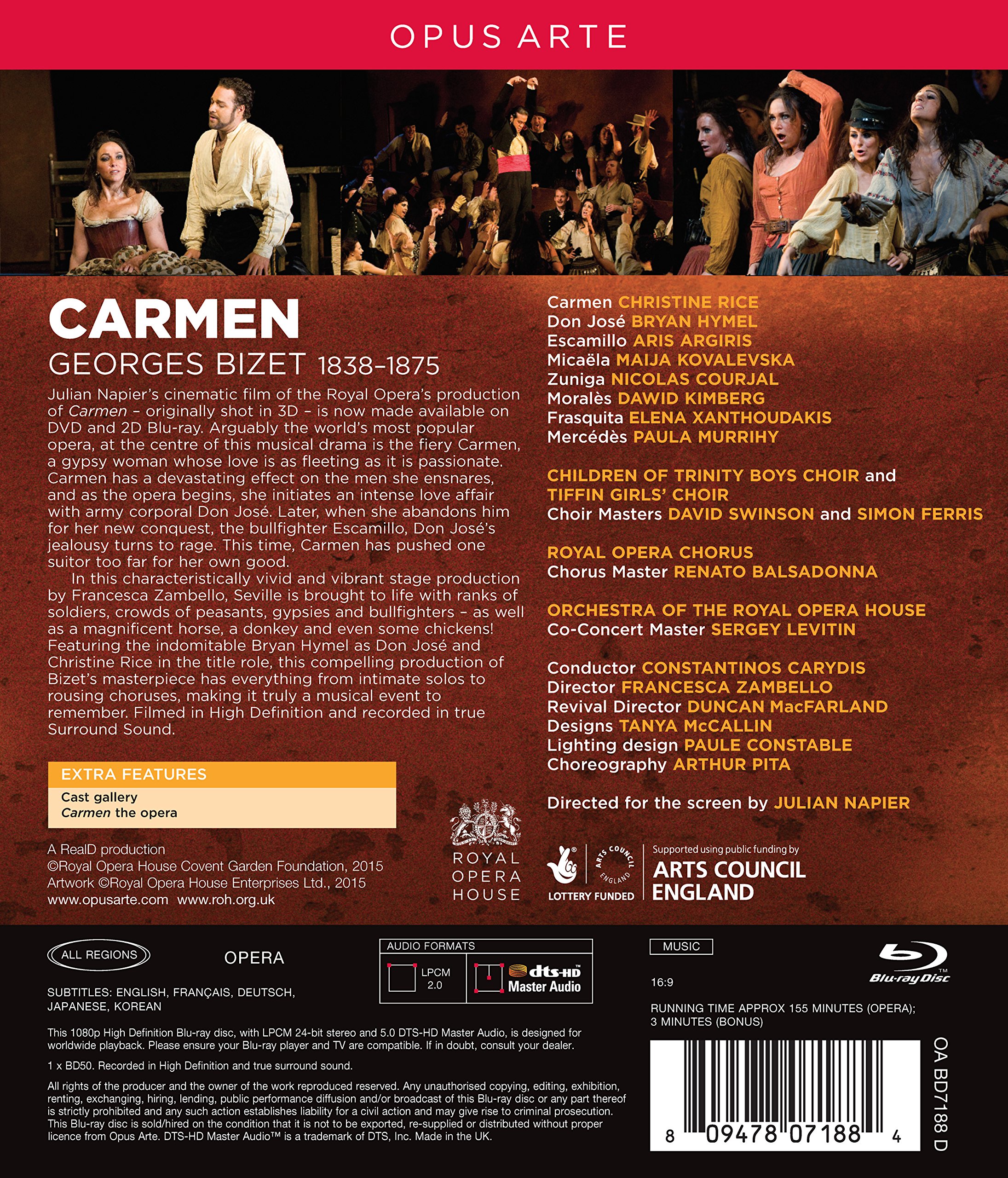 Bizet: Carmen (Royal Opera House, 2011) [Blu-ray]