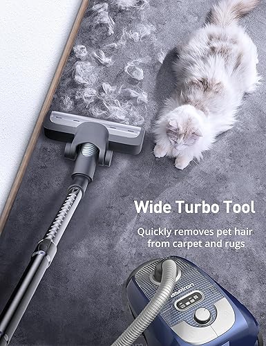 Miniatura 7 de Aspiradora con recipiente en bolsa, aspiradora Aspiron Canister, 3.5L, filtro HEPA H13, 5 herramientas de limpieza, aspiradora apta para mascotas