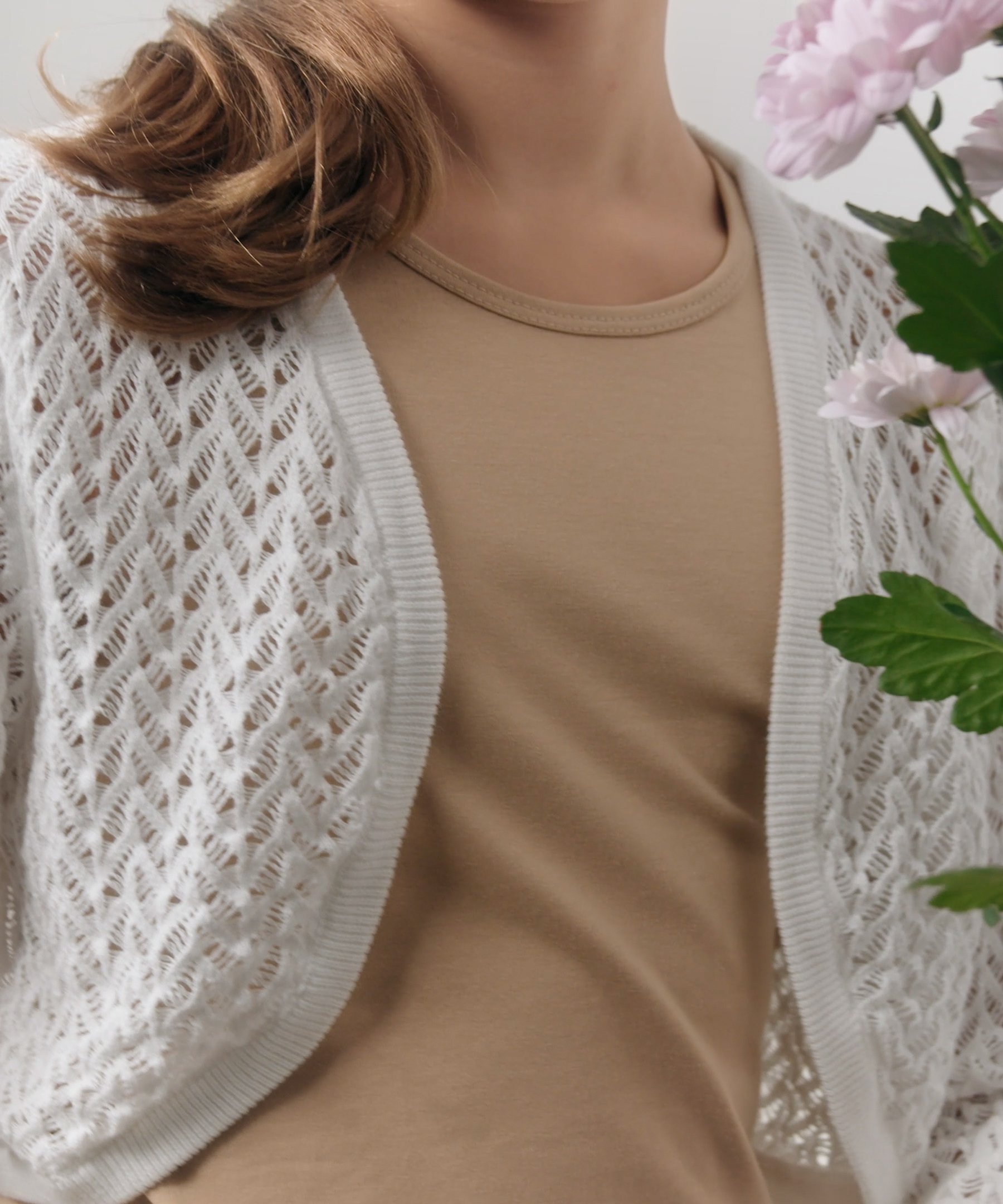 Bolero A Maglie Larghe Per Bambine - Manica Lunga In Cotone 100% - Foto 6