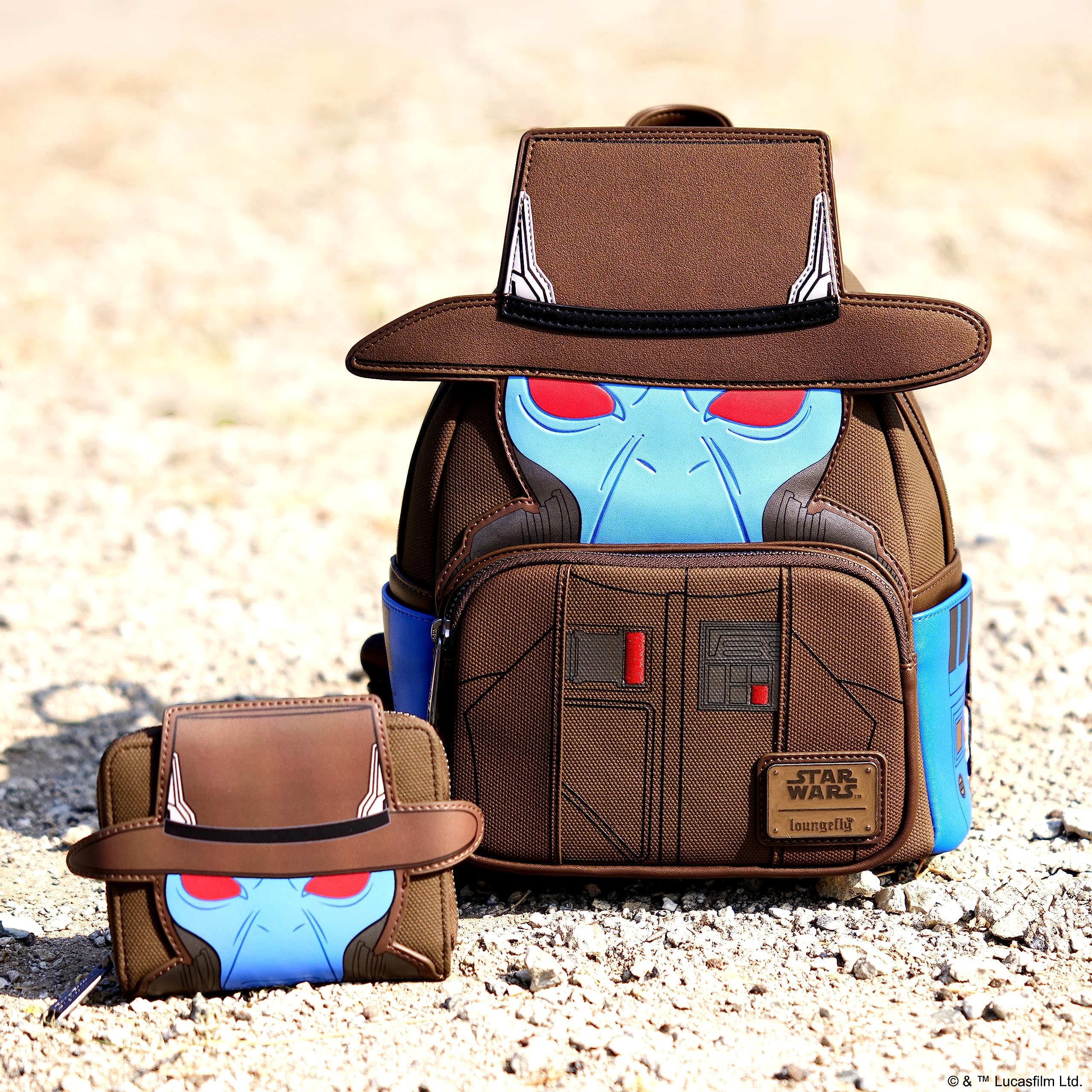 Loungefly Star Wars Cad Bane Figural Cosplay Mini Backpack cad-bane-loungefly-v0-  main image 4
