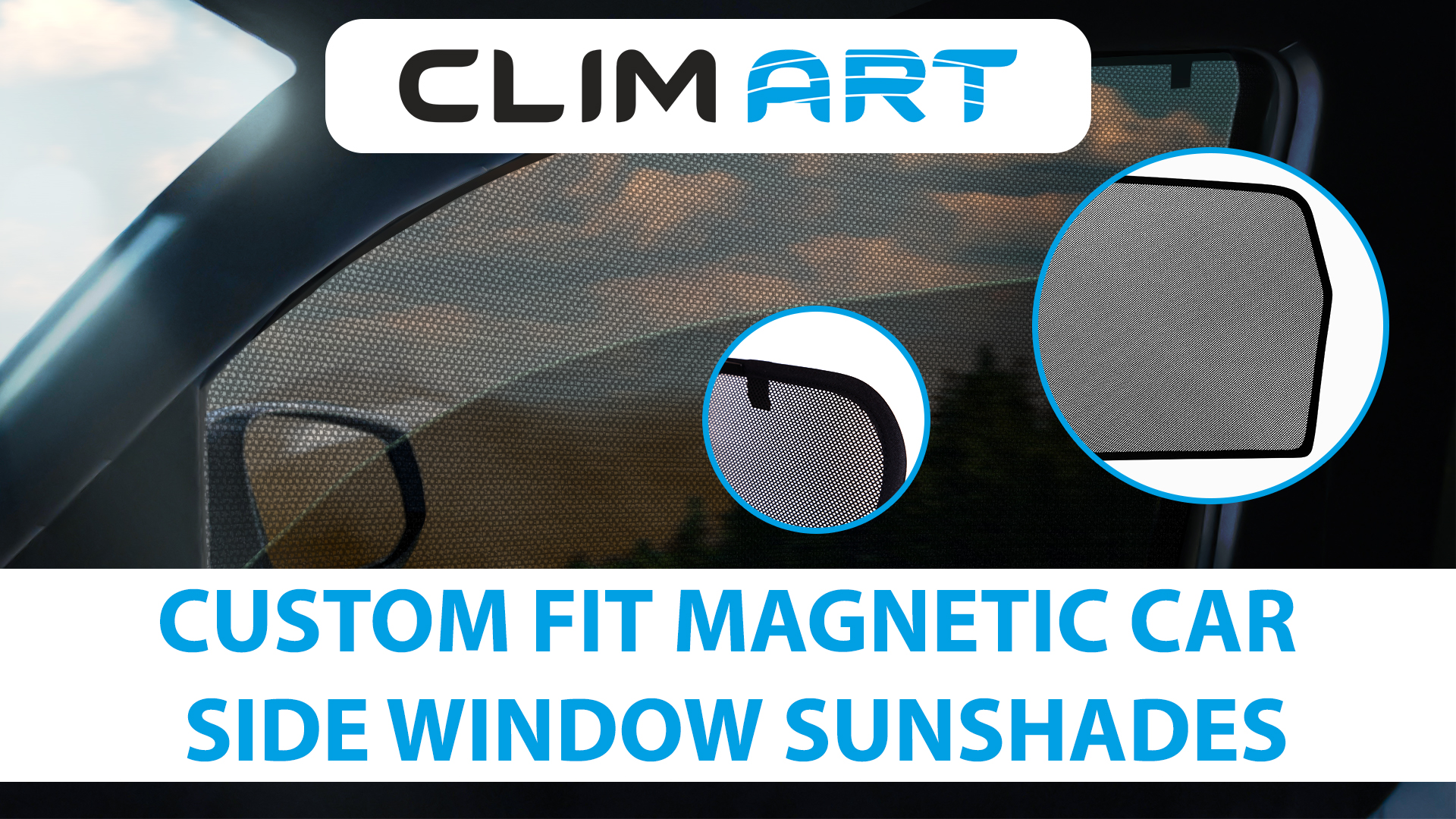 Amazon.com: CLIM ART Magnetic Car Window Shades for Toyota