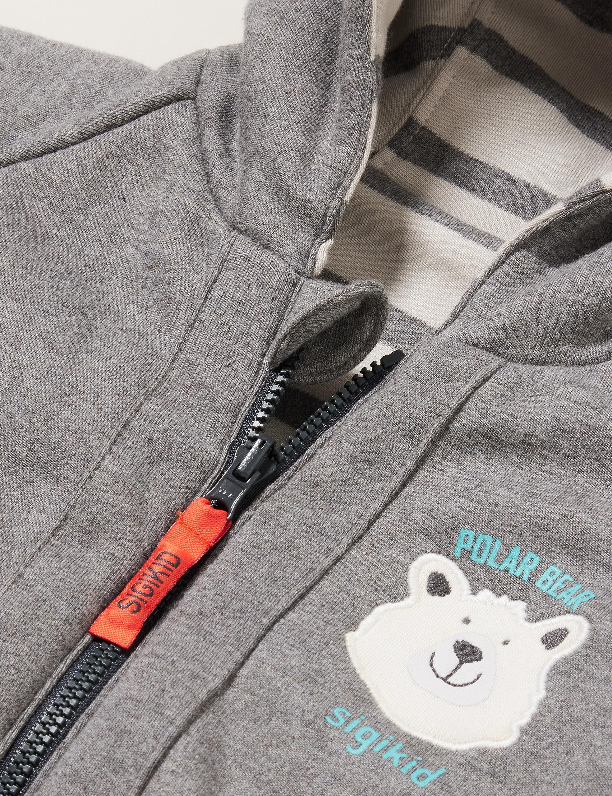 Sigikid Baby Jungen Wendejacke Wattiert Polar Expedition Giacca Reversibile, Grigio, 62 Bimbo
