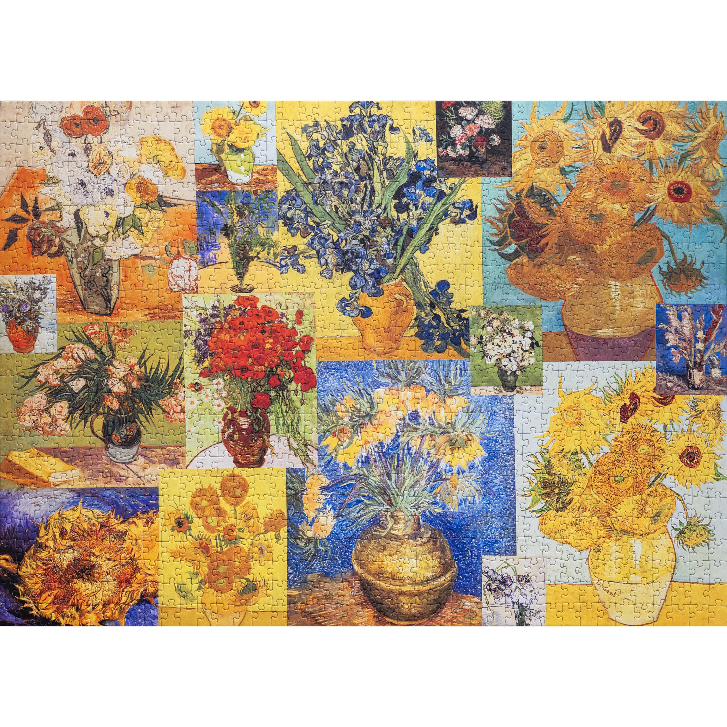 A Symphony of Blooms 1000 Piece Fine Art Jigsaw Puzzle for Adults - Glare-Free Soft-Touch, Made in USA 26.6" x 19.25"