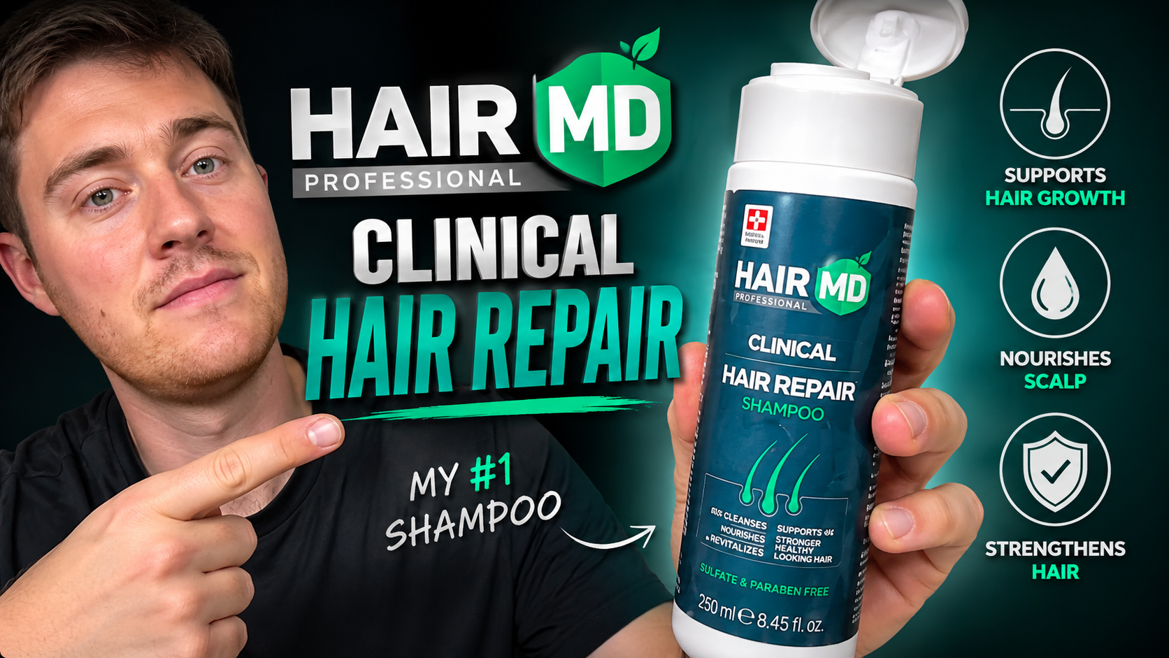 Amazon.com: HairMD Transplant Clinical Repair Shampoo - 250ml
