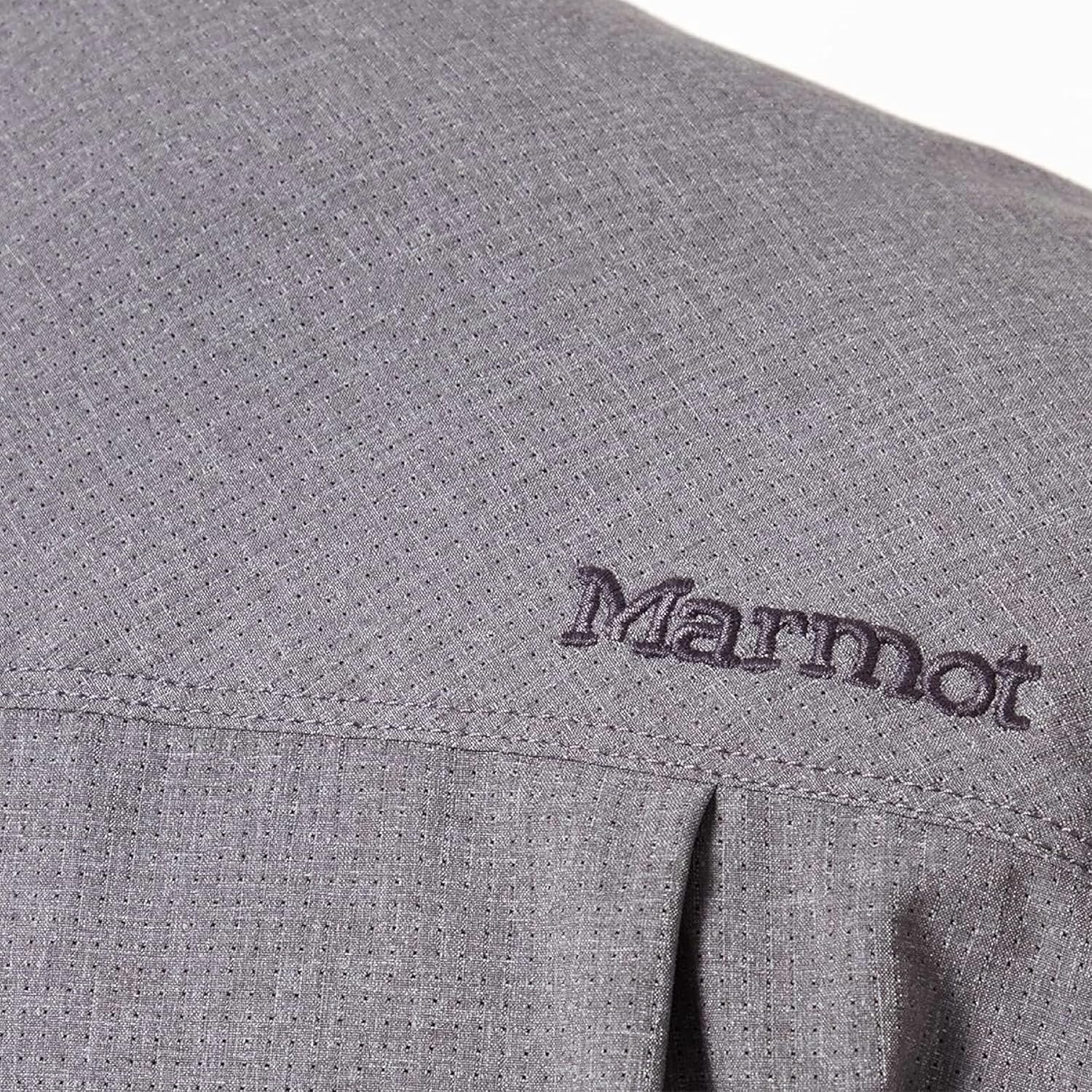 MARMOT Men's Aerobora Short Sleeve Button-Down Shirt - Lightweight, Packable, Quick-Drying UPF Protection - Image 7