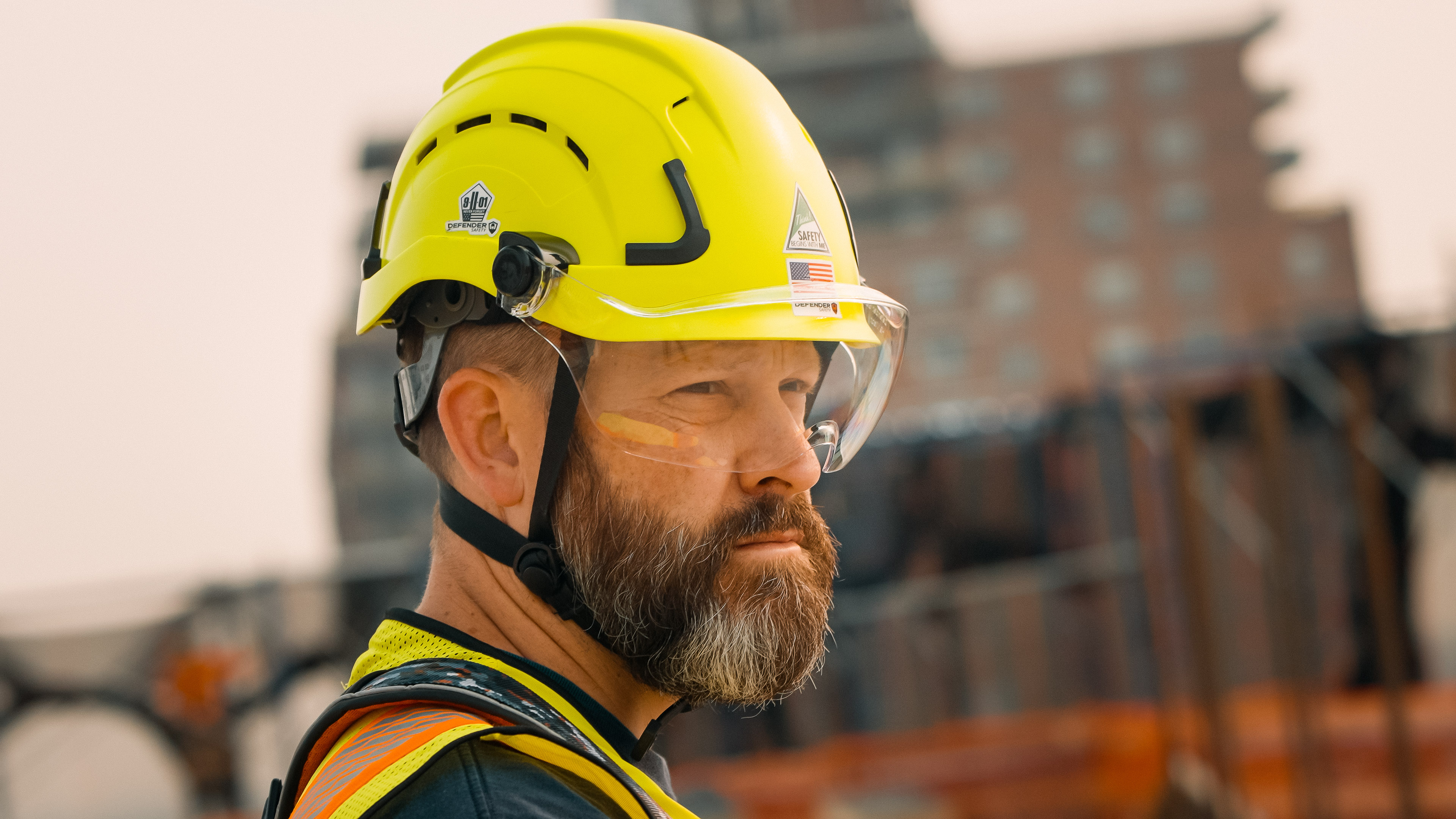 Defender Safety H2 Safety Helmet Hard Hat, Type 2 Class C and E