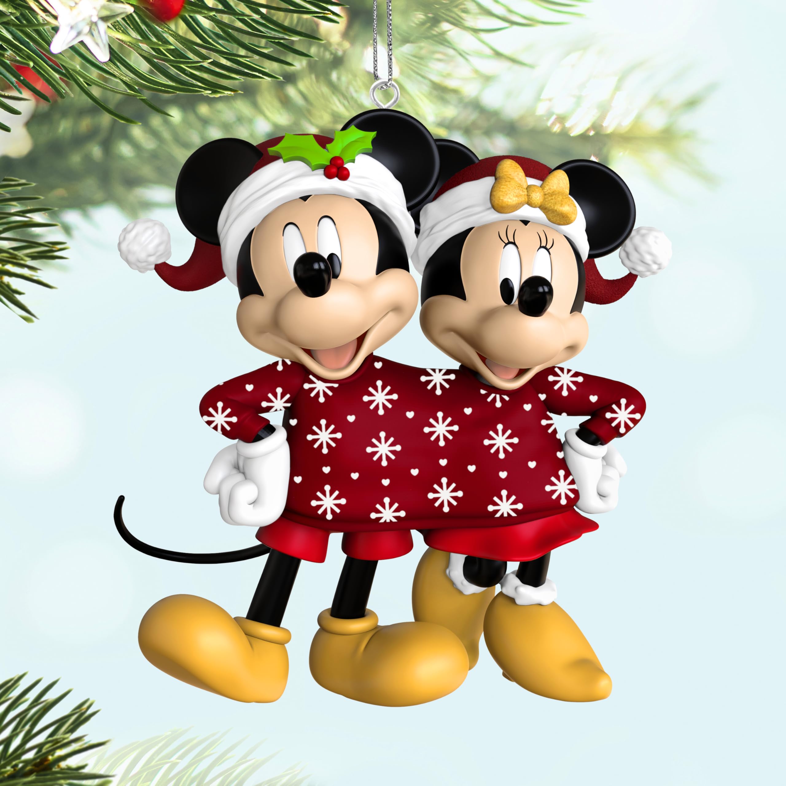 Hallmark KEEPSAKE オーナメント Disneyミッキー・ミニー Hallmark Keepsake Christmas Ornament 2025, Disney Mickey and