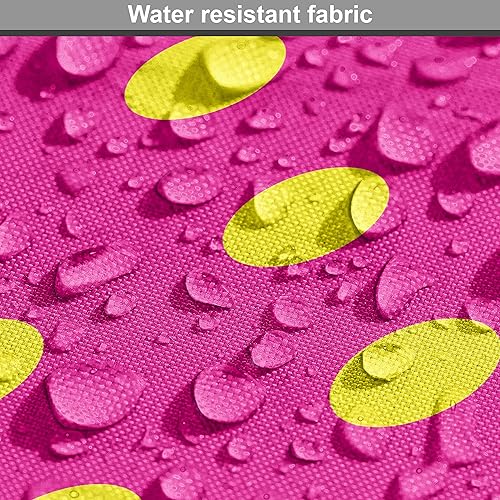 Miniatura 552 de Lunarable - Tela para amantes de perros de The Yard, patrón divertido de animales de dibujos animados en posiciones caprichosas estirando y Beige y