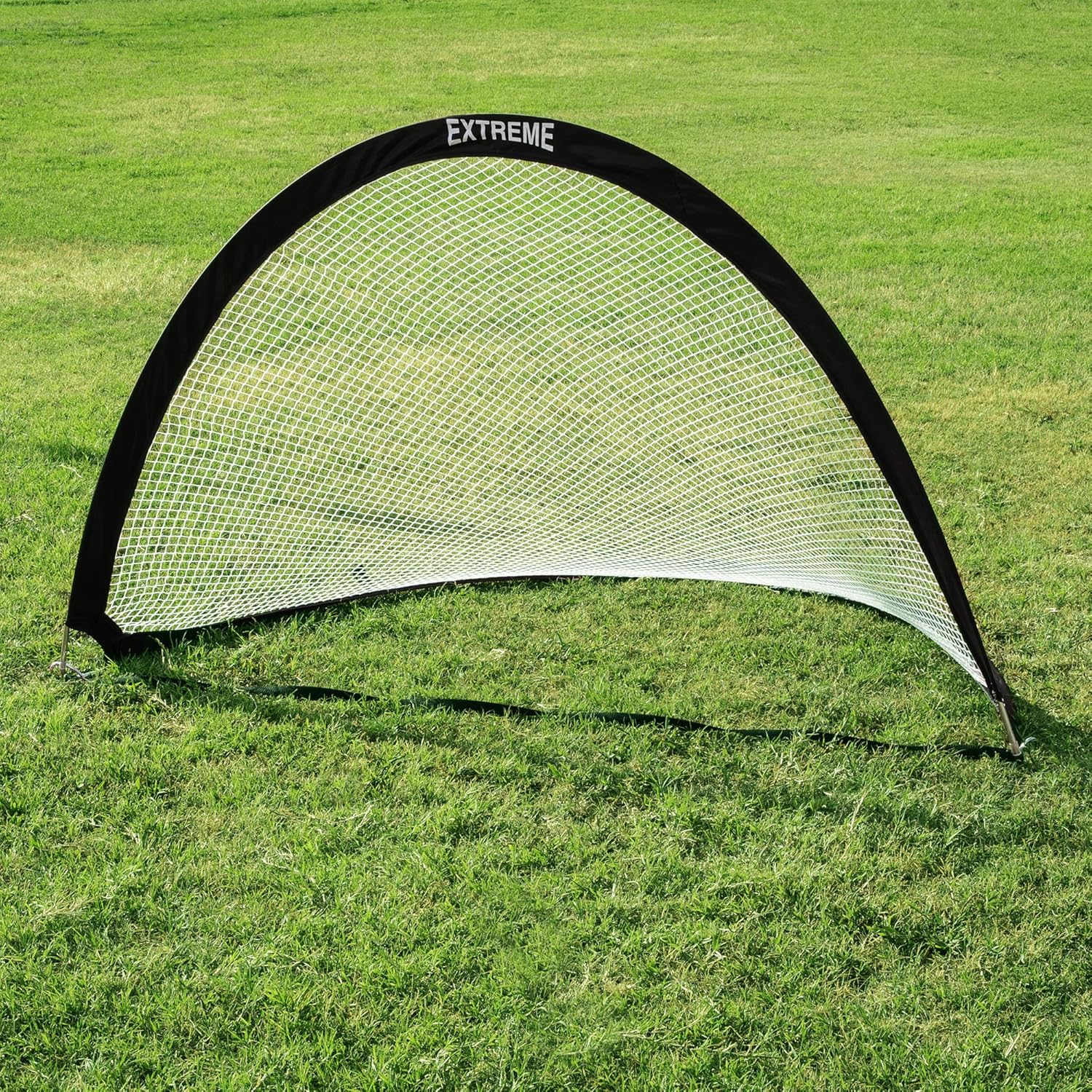 Champion Sports Portable Pop-Up Soccer Goals (Set of 2) – Durable Folding Nets for Training, Backyard Games & Practice, Multiple Sizes