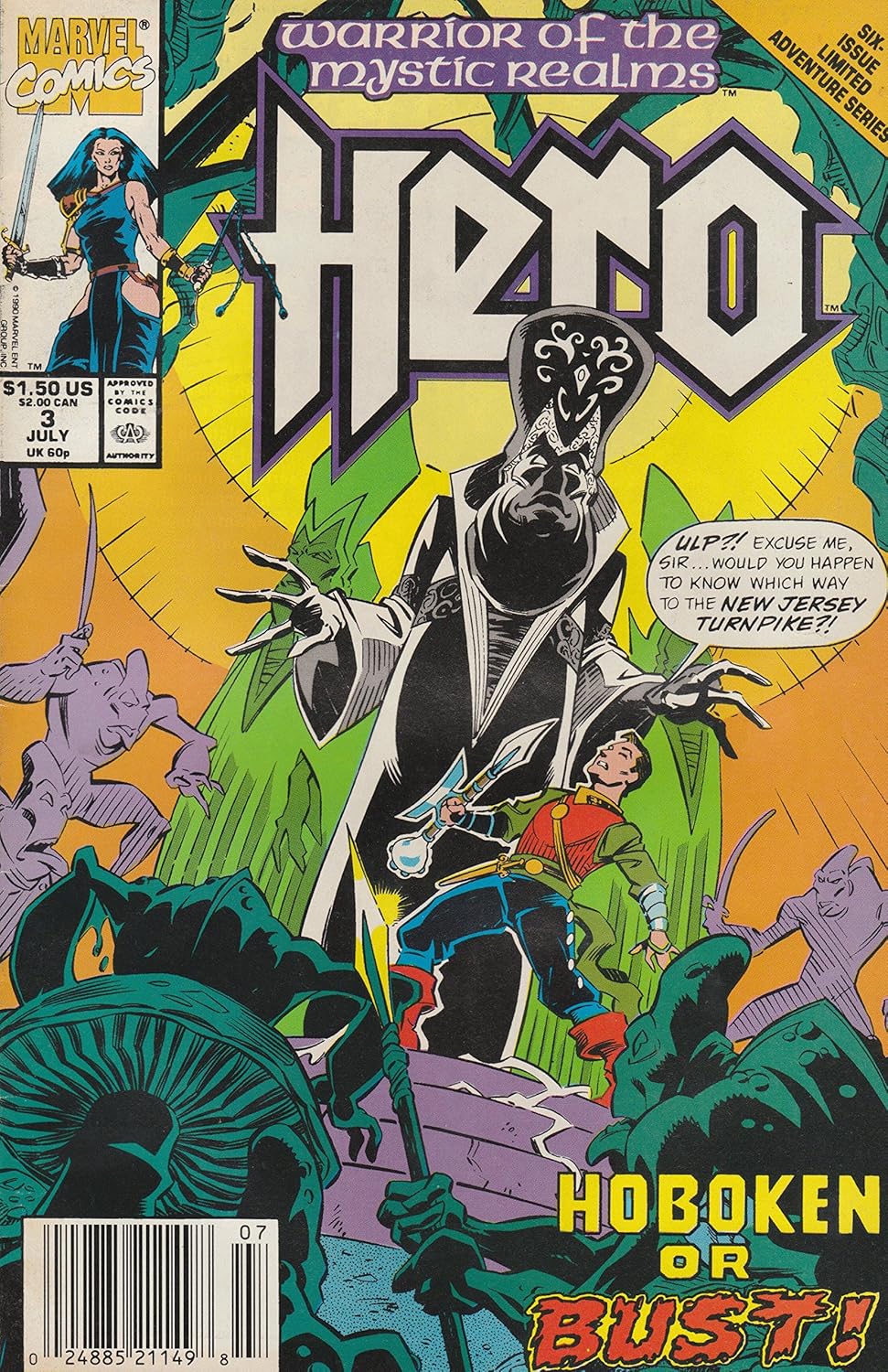 Hero Comic 3 Marvel Comics, July 1990 Books