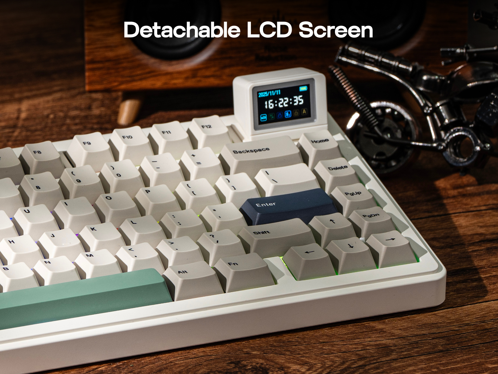 Amazon.com: EPOMAKER RT82 Wireless Mechanical Keyboard with Screen