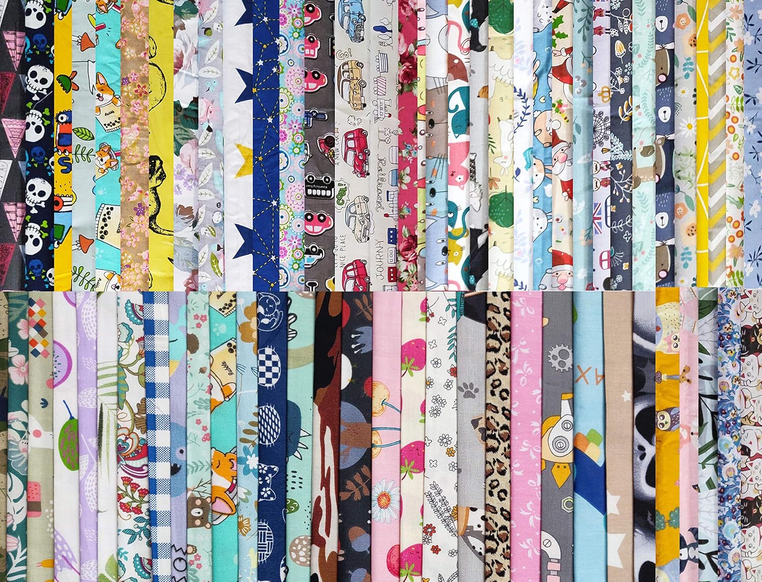 40pcs 12 x 12 inches Cotton Fabric, Fabric Squares, Precut