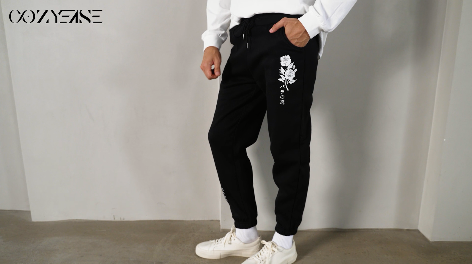 Amazon.com: COZYEASE Men's Jogger Sweatpants Drawstring Waist Gym