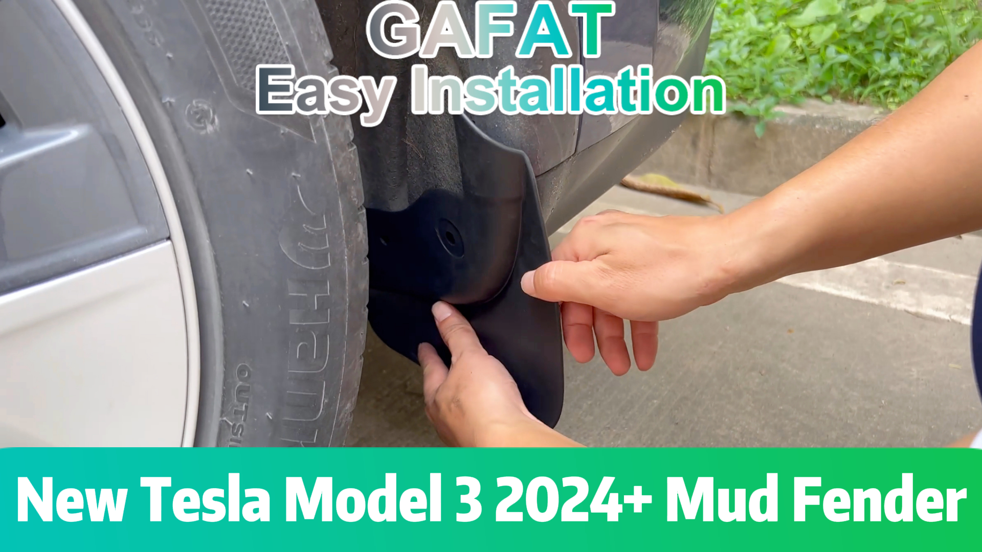 LFOTPP Garde-boue Tesla Model 3 Highland 2024 2025 - Set Avant Et Arrière ABS - Protection Anti-éclaboussures Sans Perçage