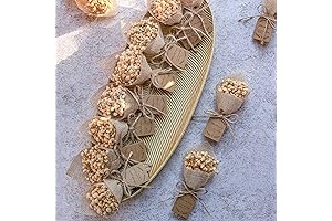 Mini Magnet Dried Flowers Bouquet, Rustic Wedding Favors