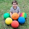 FLASH SALE Premium 8.7 Playground Balls for Kids Play Set of 6 With 1 Hand Pump - Official Size Kickball, Dodgeball, Foursquare, HandBall, Camps and School
