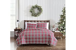 Beatrice Home Fashions Plaid Christmas Bedding