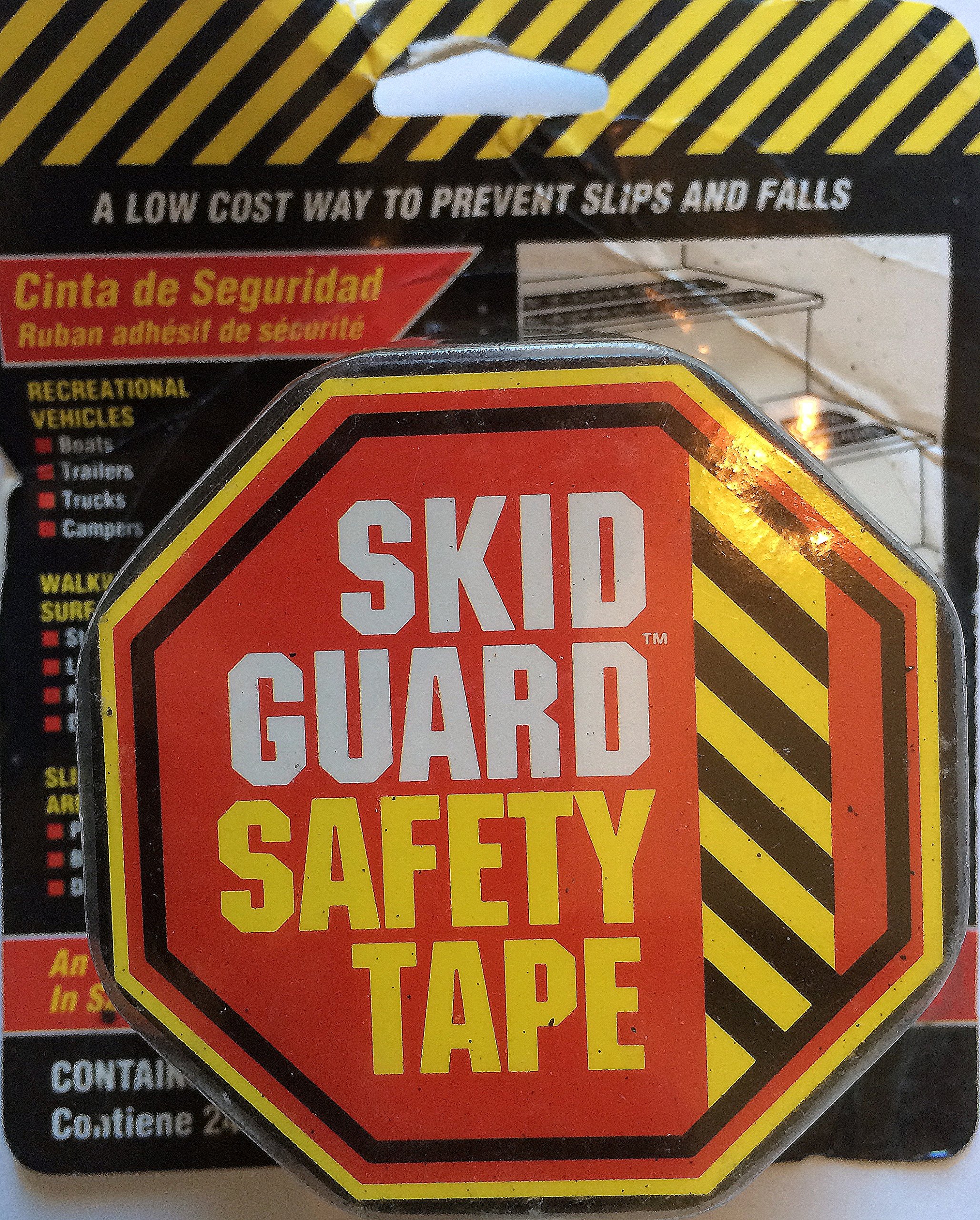 SKID GUARD Black Anti-Slip Tape 2 in. W x 8 ft. L 1 pk
