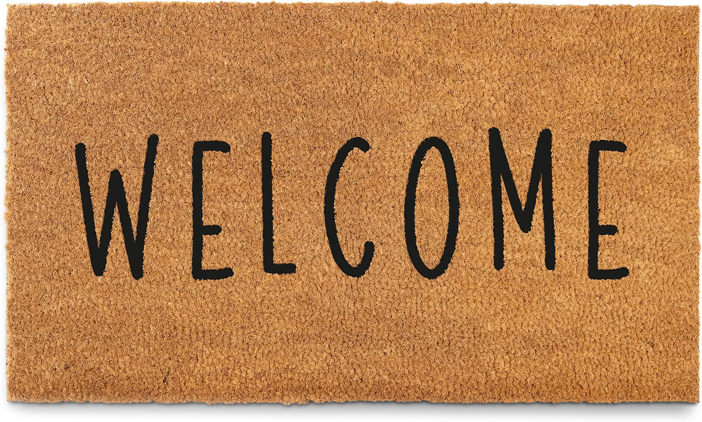 MAINEVENT Welcome Mat Outdoor 30x17 Inch, Outside Door Mats for Front Door, Welcome Door Mat w/Non Slip PVC Backing