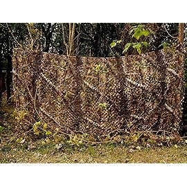 AUSCAMOTEK Camo Netting Camouflage Net for Turkey Blind Material Soft Quiet -Green 5x10Ft
