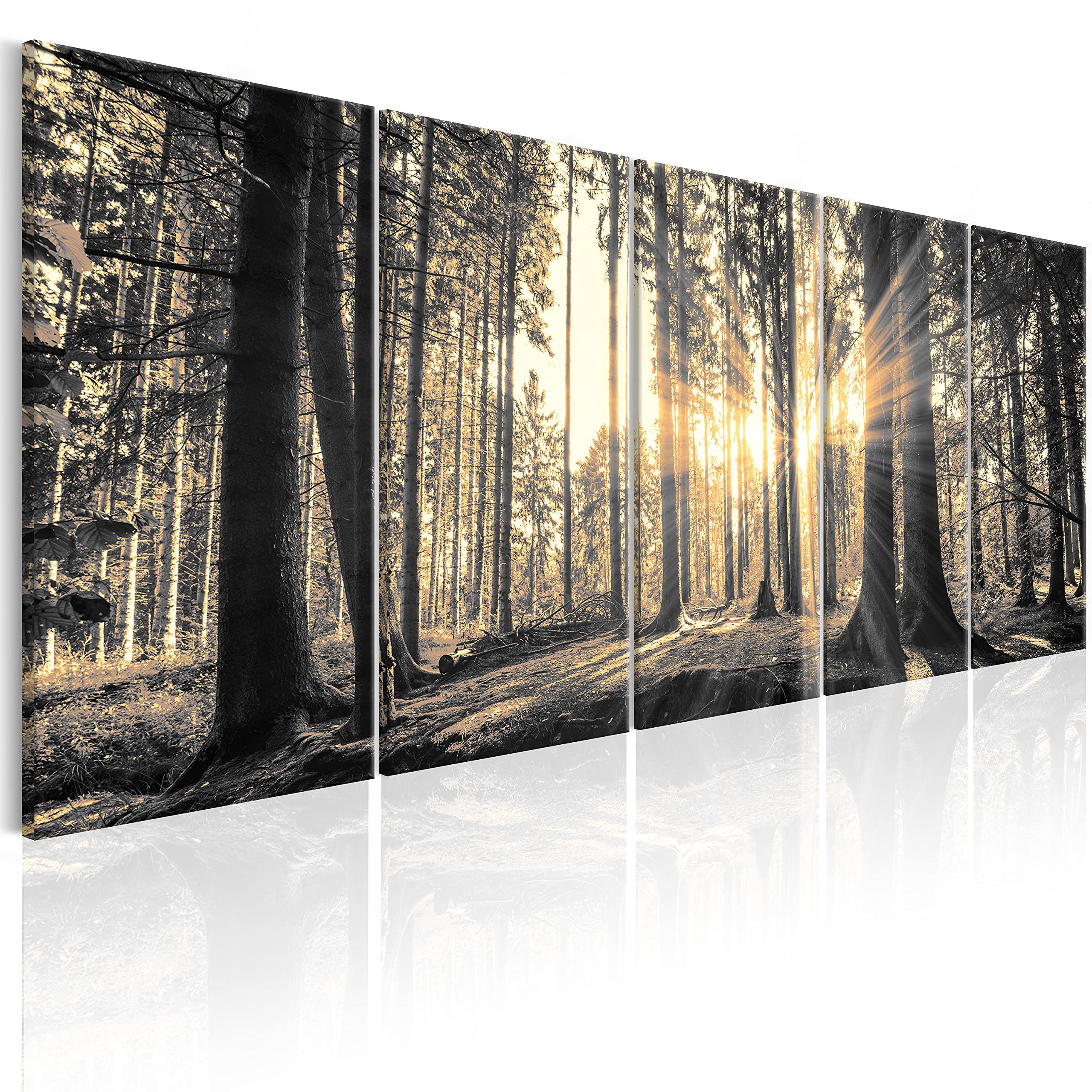 murando - Acrylglasbild Geschenke Heimdekoration, 200x80 cm, 5-teilig | Hochwertige Leinwand, sofort aufhängbar, ideal fürs Wohn- oder Schlafzimmer, wasserfest und lichtecht, langlebig, stilvoll