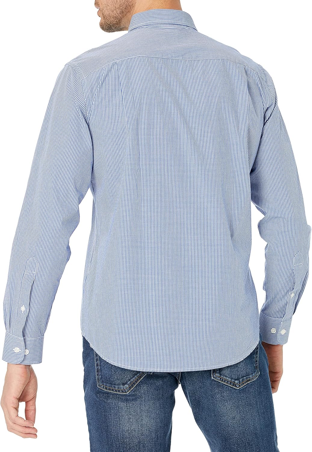 Amazon Essentials Men's Regular-Fit Long-Sleeve Casual Poplin Shirt - Image 3
