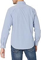 Vista 3 de Tienda Essentials - Camisa de popelina para hombre, informal, de manga larga, con ajuste regular