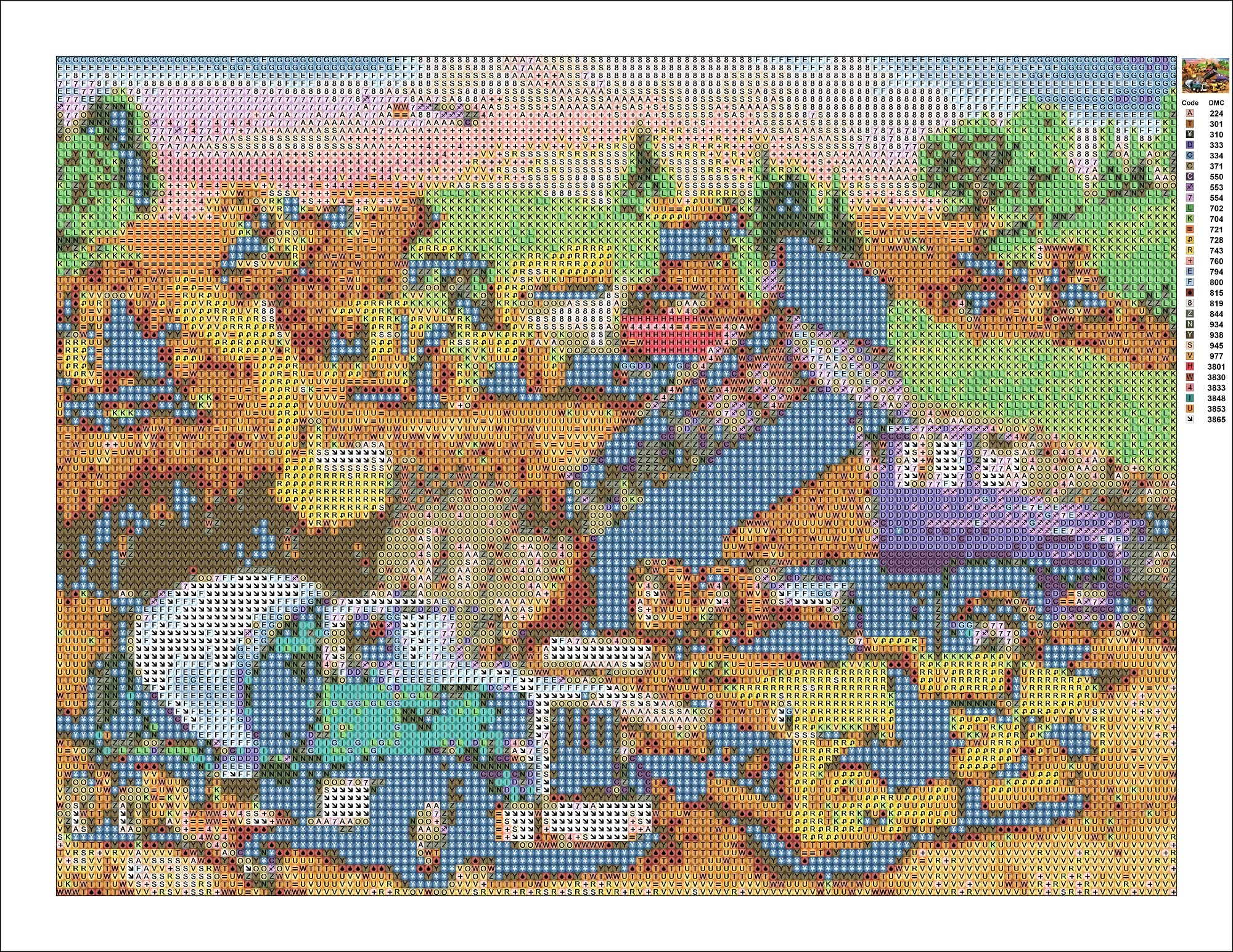 Kit Diamond Painting 5D Fai Da Te | Tela Cervi E Trattore Paesaggio 30x40cm | Pieno Di Diamanti Rotondi Per Adulti E Bambini