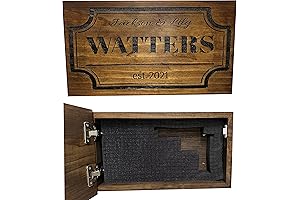 Family Hidden Gun Storage Shelf for Pistols