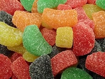 Sunrise Assorted Fruit Slices 1 Pound  16 OZ  By Candy Korner