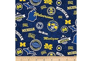 University of Michigan Wolverines Home Fabric