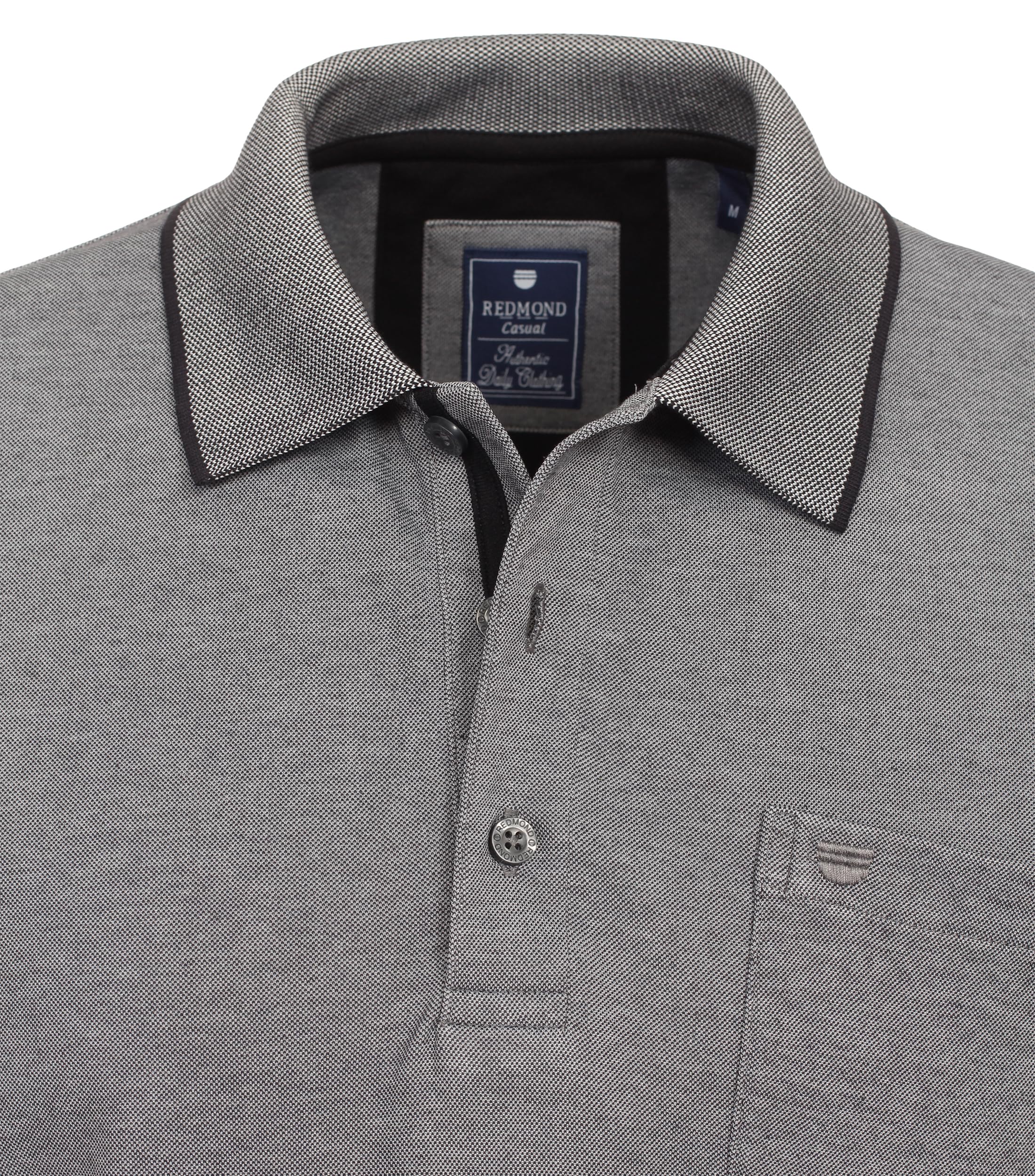 Redmond Polo-Shirt Langarm Uni nah