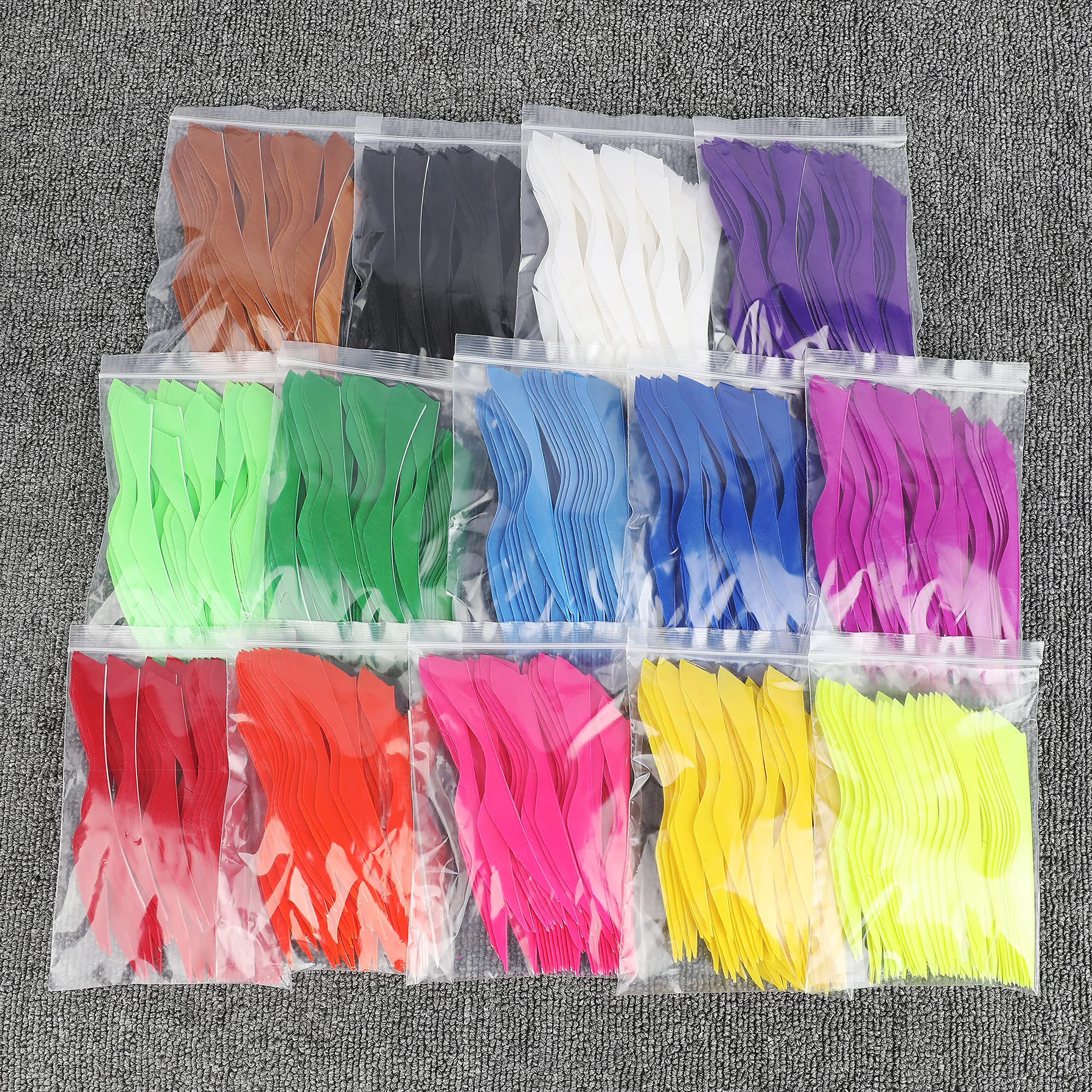 Lot De 50 Plumes D'aile - Oie Du Canada Et Dinde Sauvage - Pour Pêche à La Mouche, Fletching, Tir à L'arc