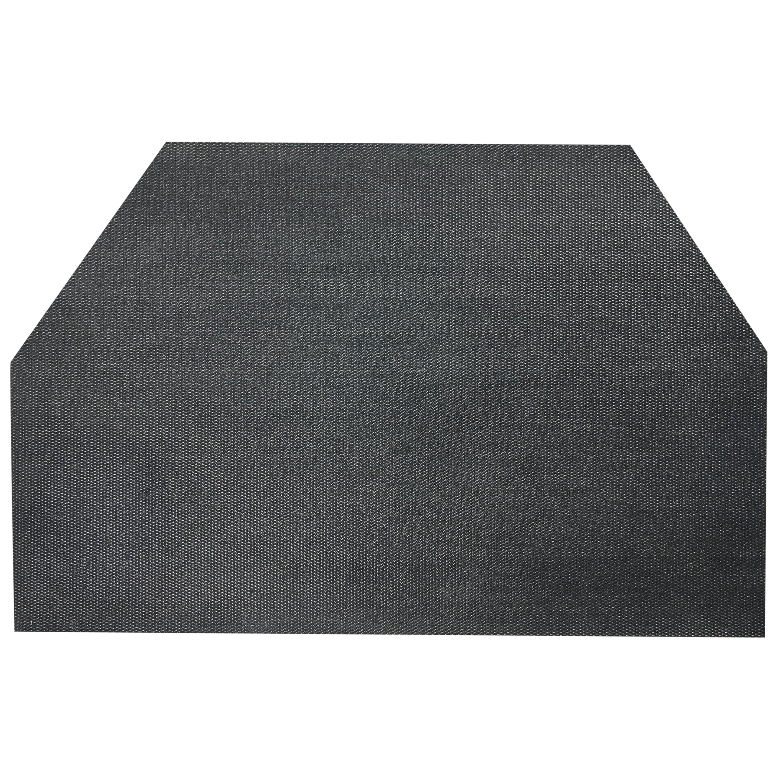 Beliani Paillasson en Fibre de Coco 45 x 75 cm Motif Maison de Noel Dessous en Caoutchouc Antidérapant Naturel Selatna